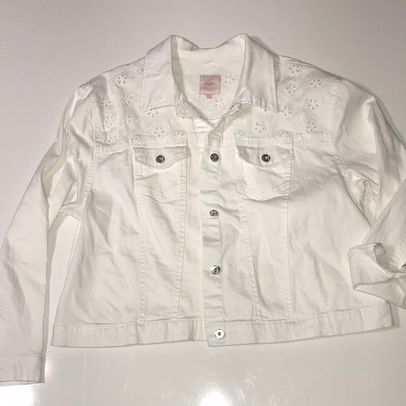 Candies Jean Jacket White size XXL - Picture 1 of 7
